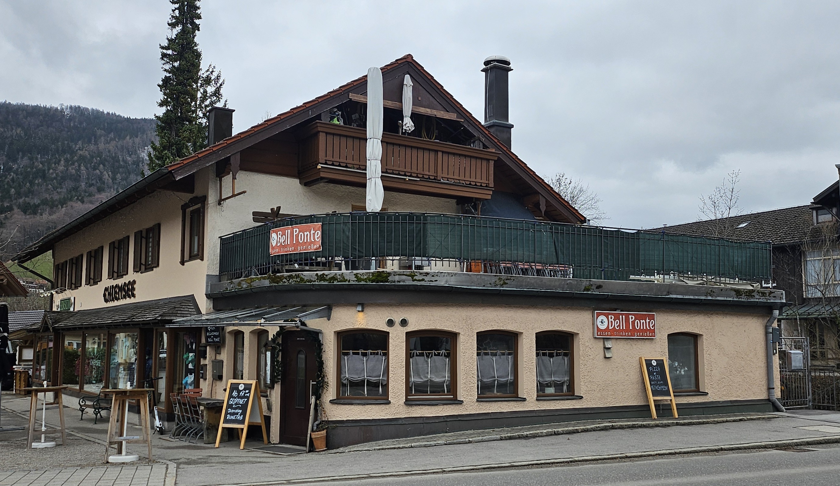 Bell Ponte Pizzeria in Ruhpolding – Außenansicht